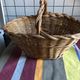 Panier en osier ancien