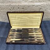 12 horn handle knives