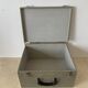 Suitcase, vintage upholstered box
