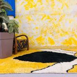 Beni Ouraine rug in natural wool, size 150 x 250 cm