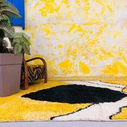 Beni Ouraine rug in natural wool, size 150 x 250 cm