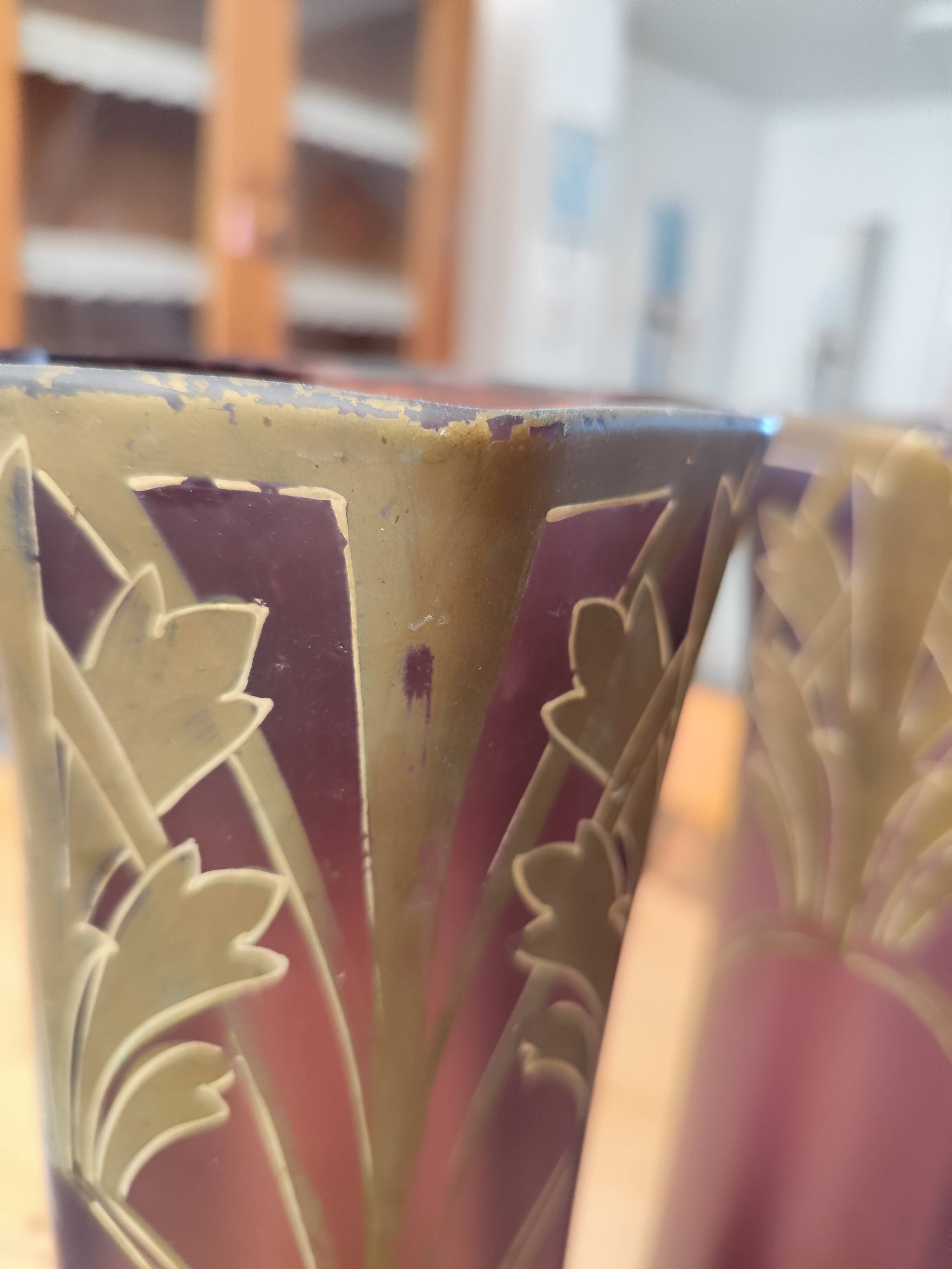 Pair of Art Nouveau vases