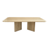 Italian travertine coffee table