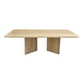 Italian travertine coffee table