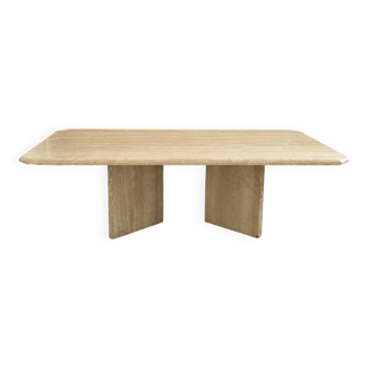 Italian travertine coffee table