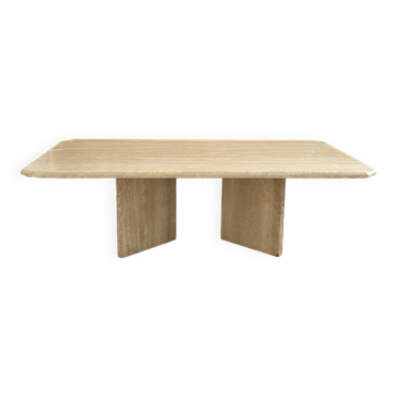 Italian travertine coffee table