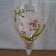 4 beautiful Belle Époque champagne flutes by Perrier Jouët