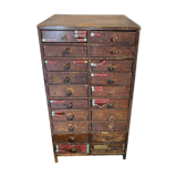Ancien meuble d'horloger