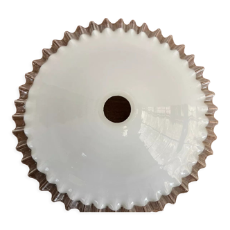 Opaline white vintage suspension