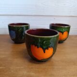 3 vintage cups