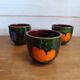3 tasses vintage