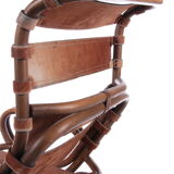 Tito Agnoli Relax chair made of Bamboo and leather, 1960