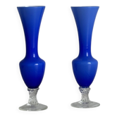 Paire de vases soliflores