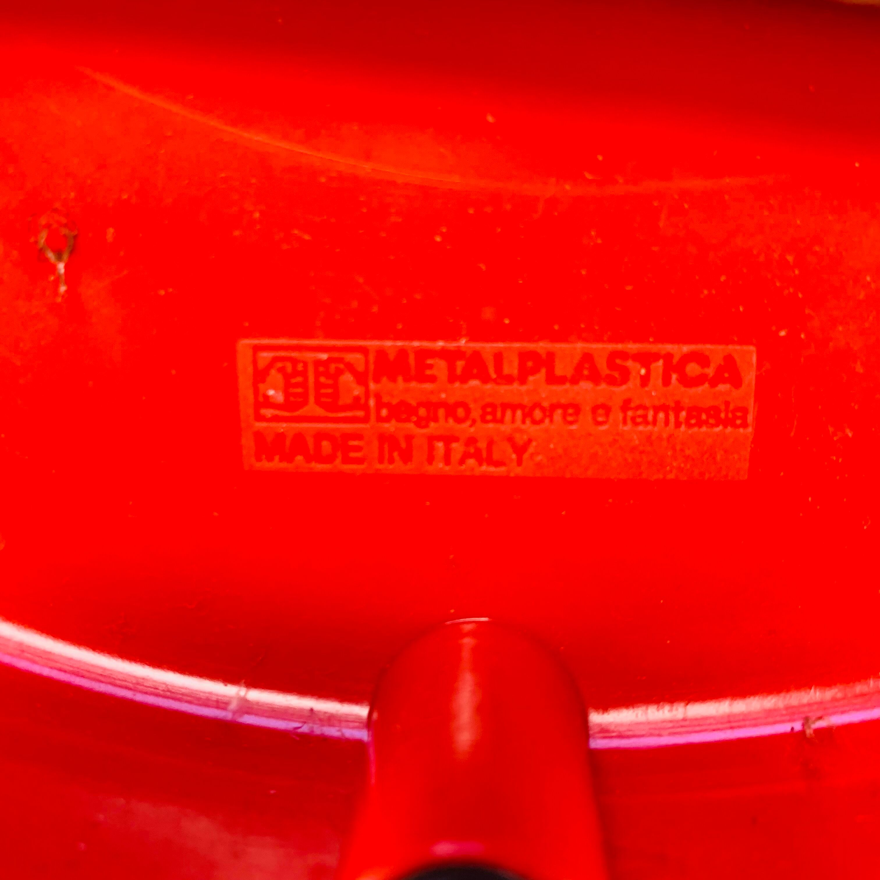 Valet or towel rack Makio Hasuike red for Metalplastica italy