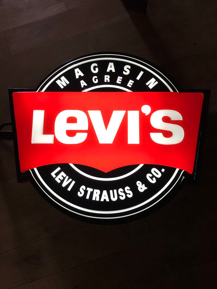Illuminated sign Levi's Vintage