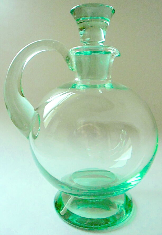 Crystal globular decanter from the daum house