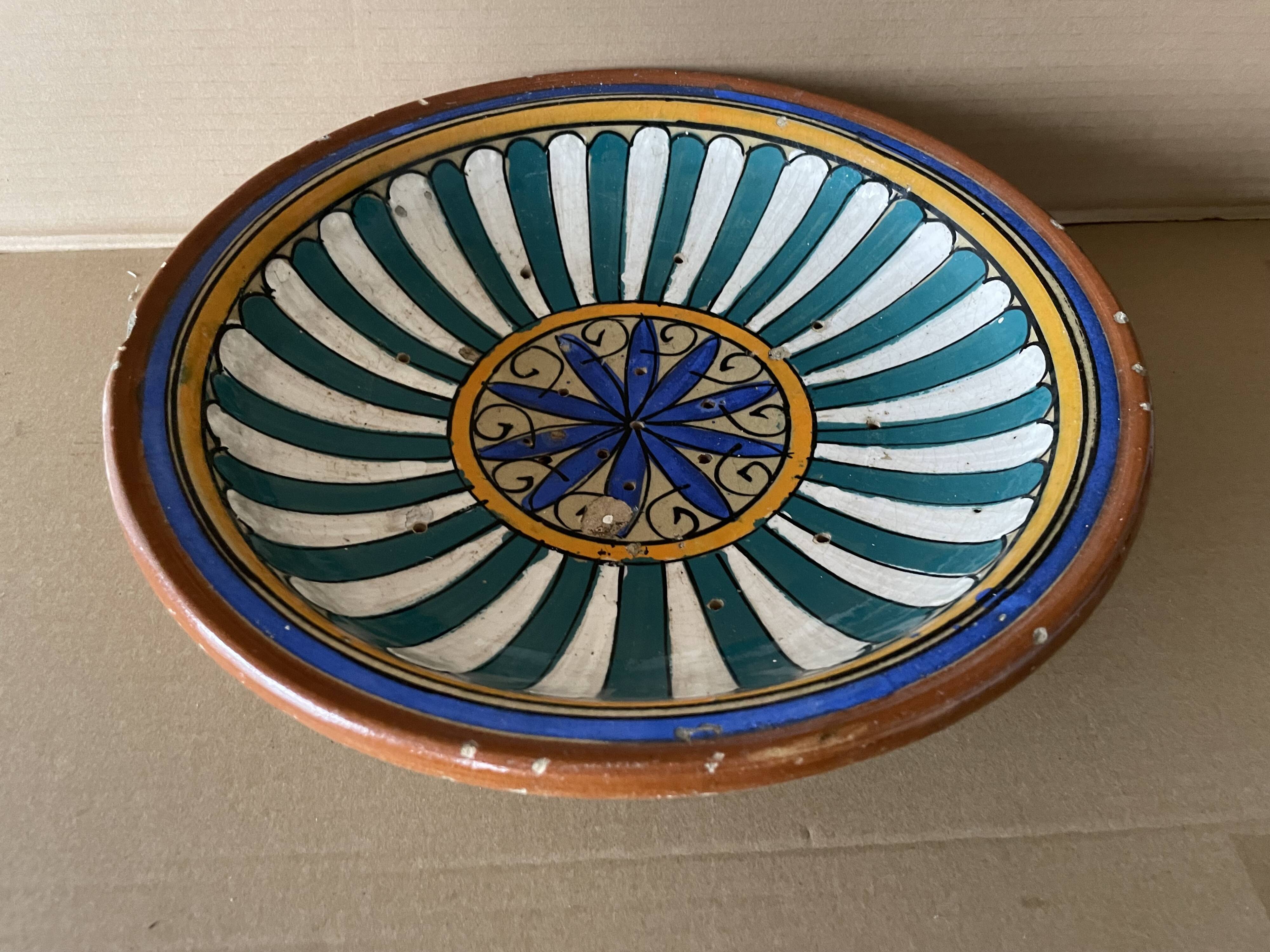 Old pierced dish Maghreb crafts