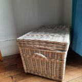 Vintage wicker box
