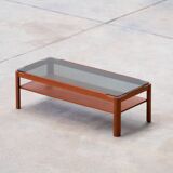Scandinavian coffee table in teak 112cm