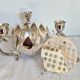 Silver-plated flower holder, vase, centrepiece.