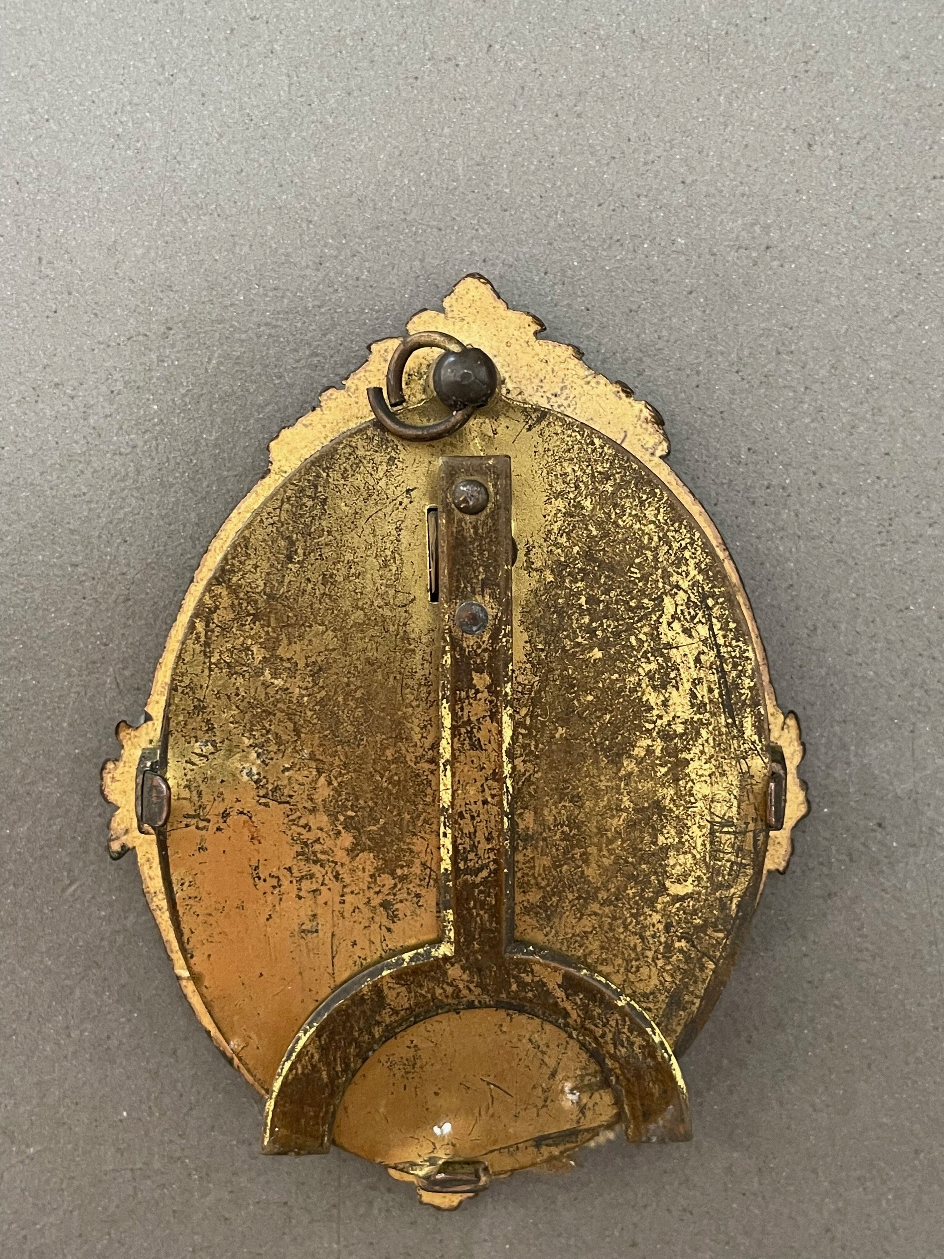 Old frame photo brass nineteenth