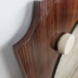 Vintage 70s teak mirror