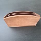 Wooden mail holder: vintage