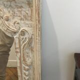 Mirror ceruse wood 90x70cm