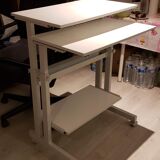 Office like new with wheels, with 3 levels, adjustable in height