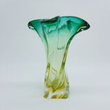 Murano Italy blown glass vase
