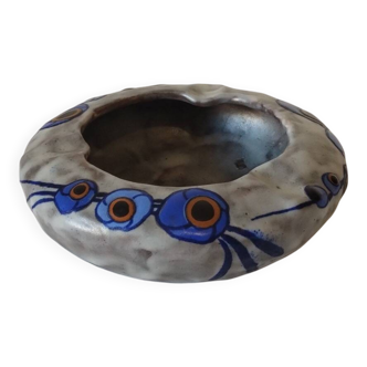 Antique ceramic ashtray by "Louis Dage"