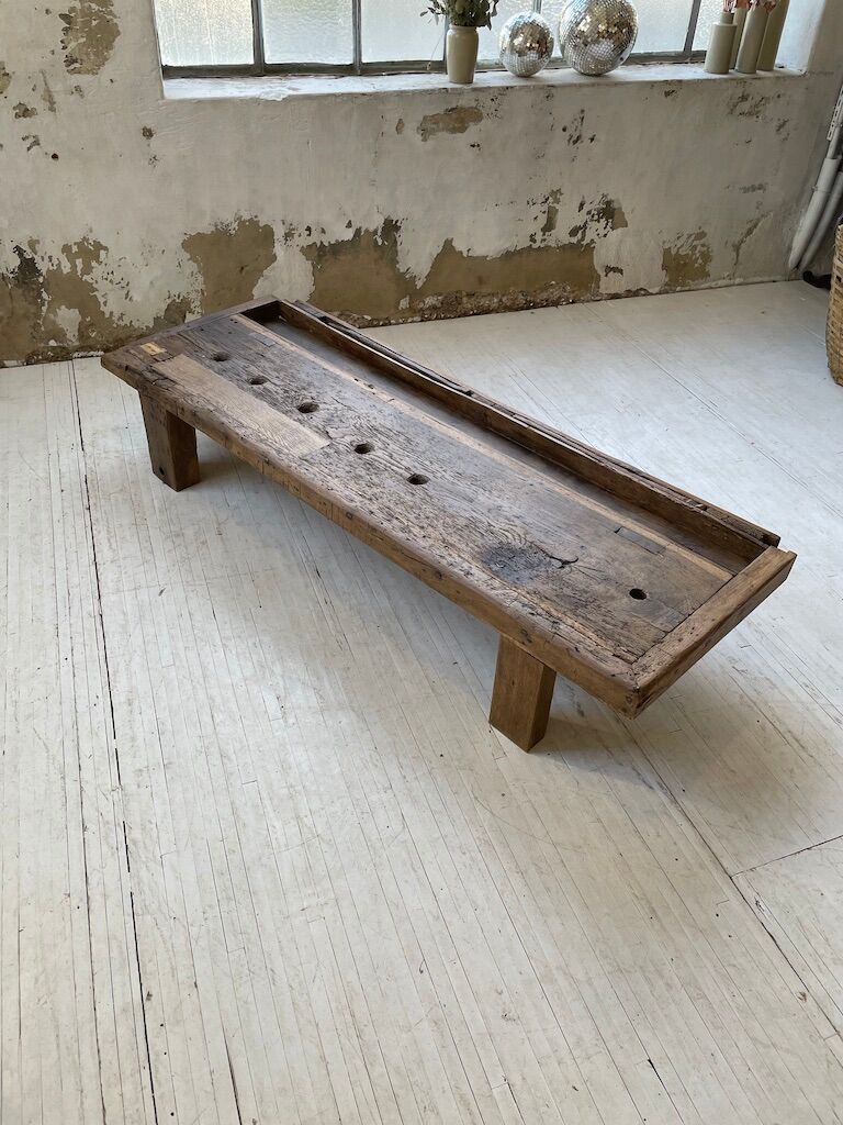 Brutally artisanal oak coffee table