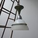 Two Tone Antique Glass Ceiling Pendants (2)