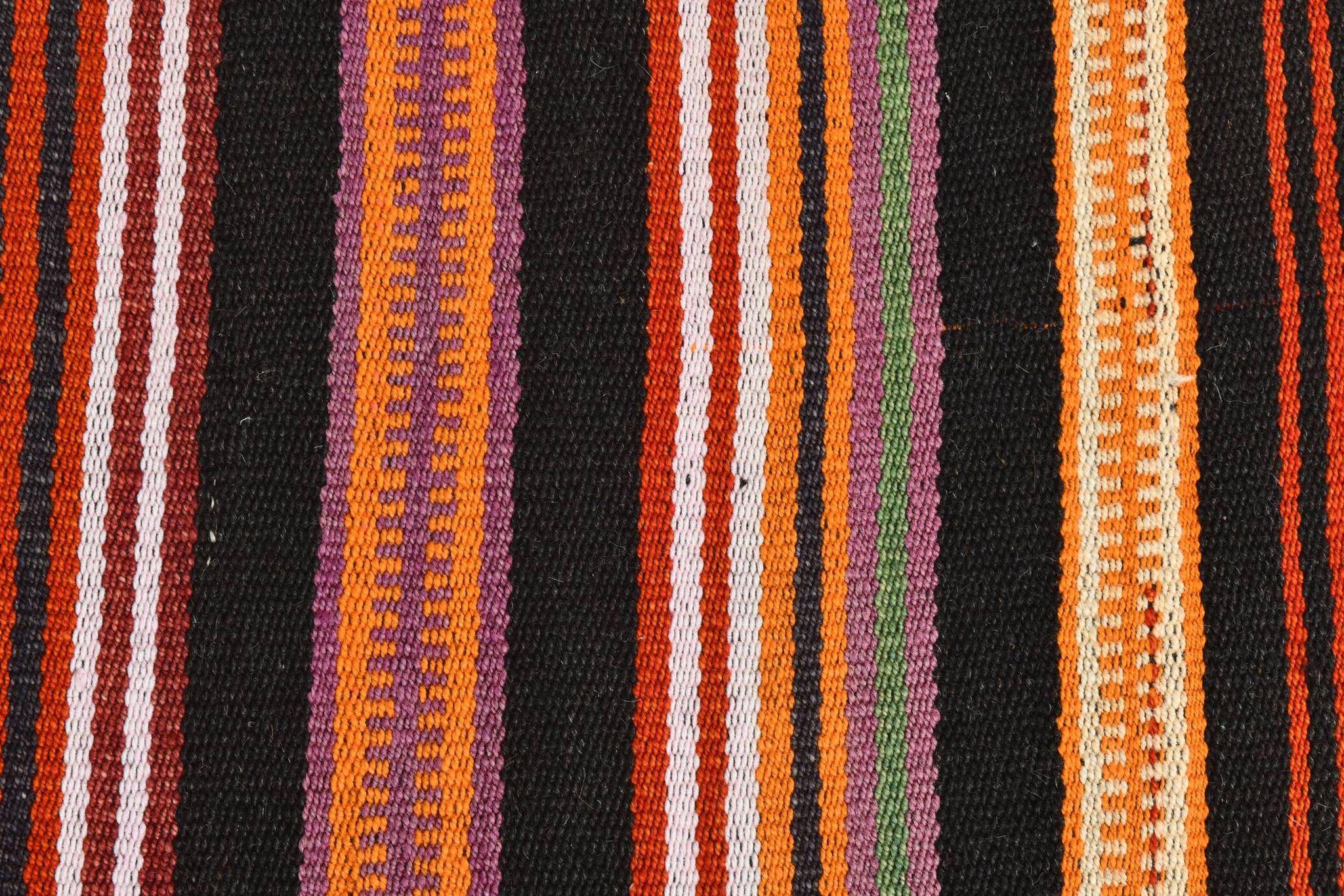 Tapis Kilim turc à rayures
