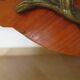 Louis XV commode - 2 drawers - floral marquetry - bronze ornament - 1950