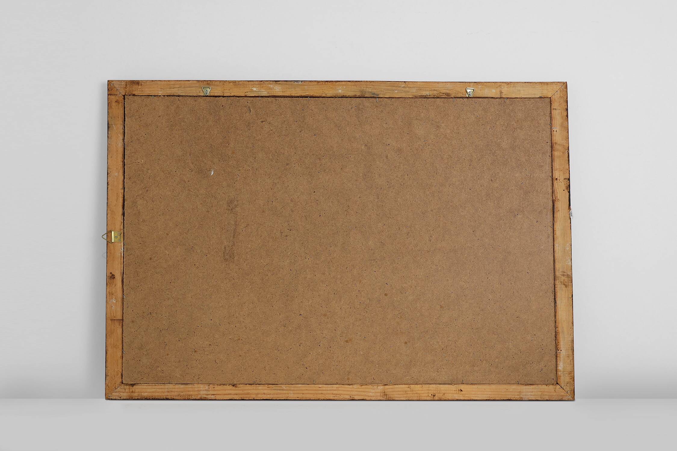 Miroir ancien à facettes en bois sculpté, France, années 1850