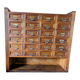 Meuble de métier chêne de graveur médailleur