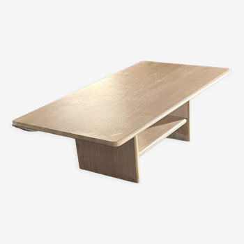 Table basse travertin