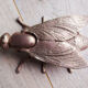 Cendrier mouche en laiton