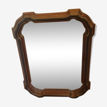 Wooden mirror