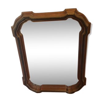 Wooden mirror