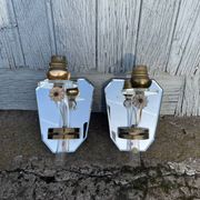 A pair of Venetian Murano wall sconces