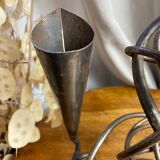 Triple-entwined iron chandelier