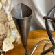 Triple-entwined iron chandelier