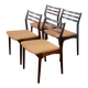 Set of 4 vintage Danish chairs by Vestervig Eriksen in rosewood
