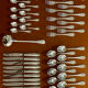 Christofle Malmaison cutlery 49pieces very good condition silver metal