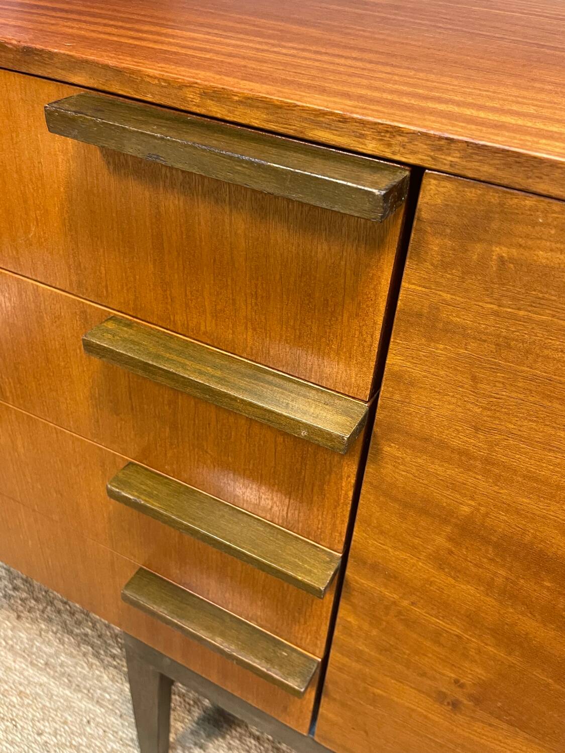 Vintage sideboard by Frantisek Mezulanik for UP Zavody, 1960s