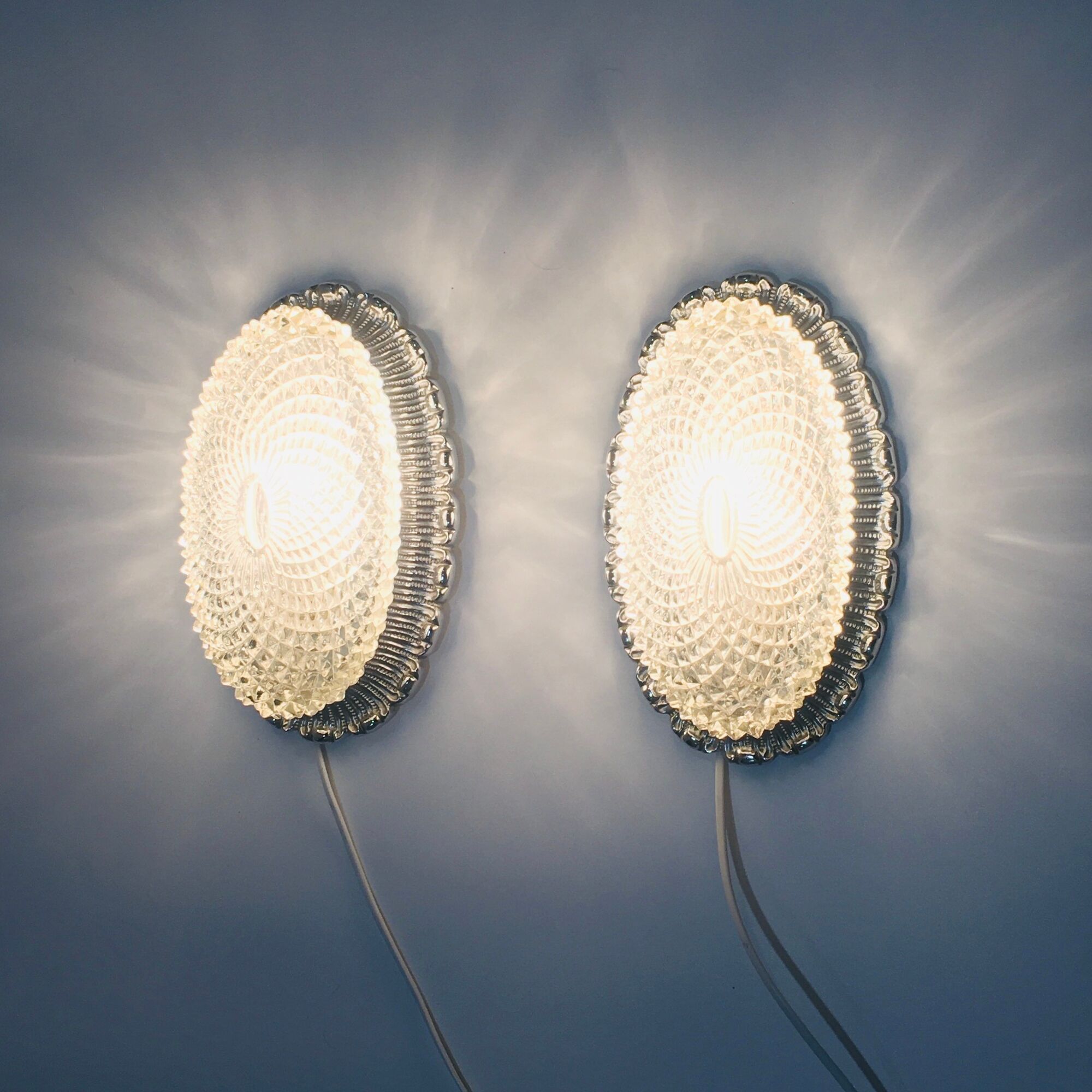 Pair of  sconces from Limburg, Germany, 1960s
