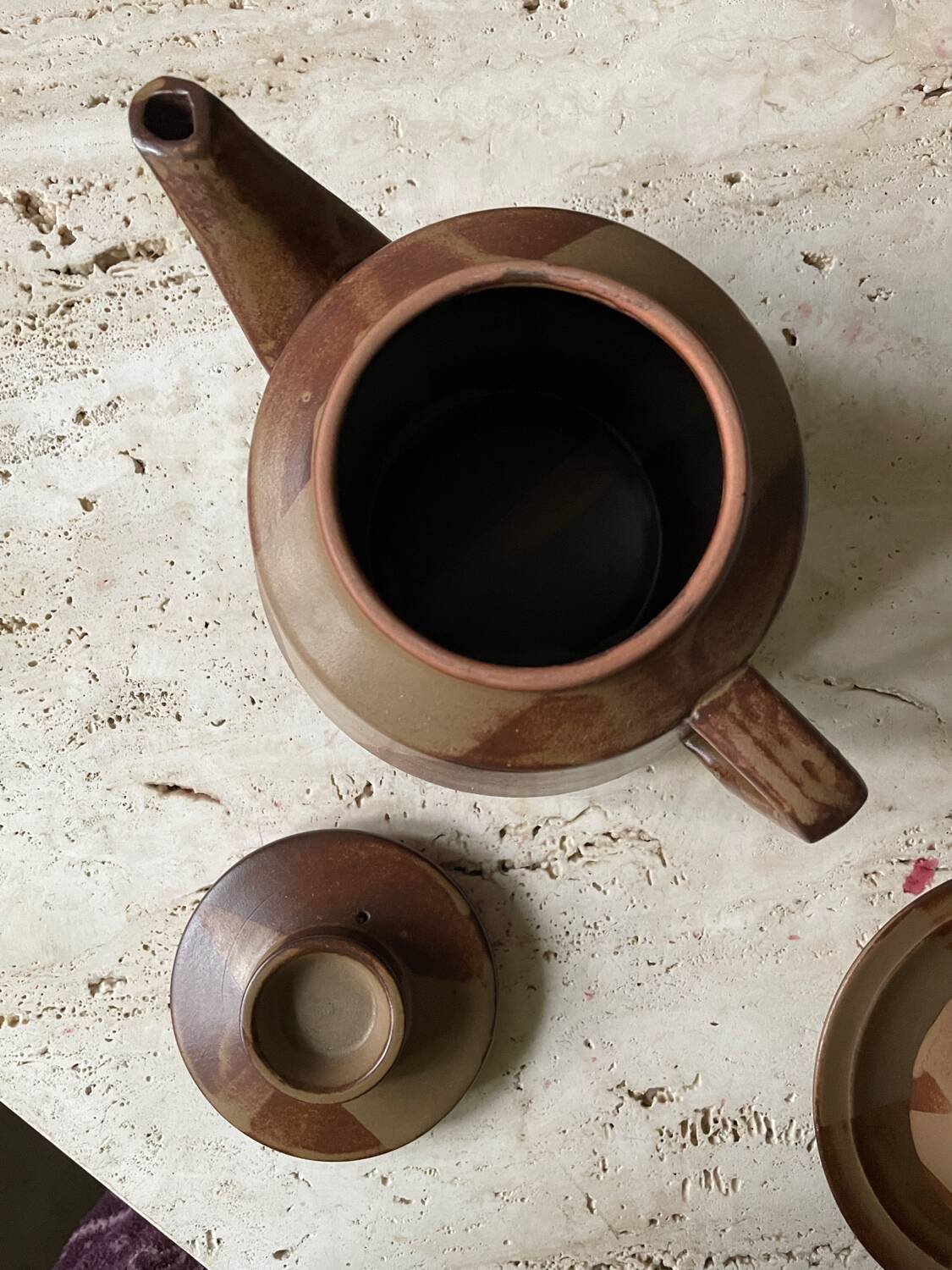 Japanese-style stoneware tea or coffee service