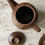 Service à thé ou à café en grès japonisant